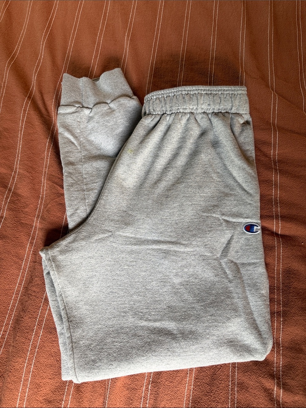 Champion Gray Men's Fleece Jogger Sweatpants